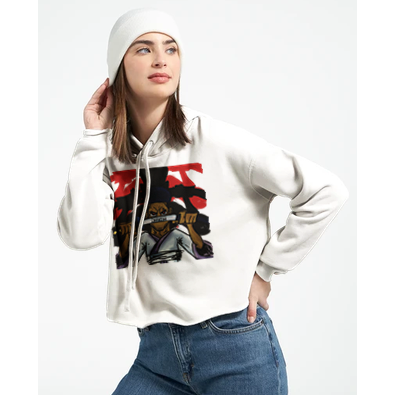 410 Noodlez Samurai Jack Cropped Hoodie